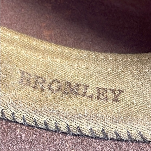 Country Gentleman Bromley Tan Brown Lite Felt Wool Fedora Water Repellent Sz M - Picture 6 of 7